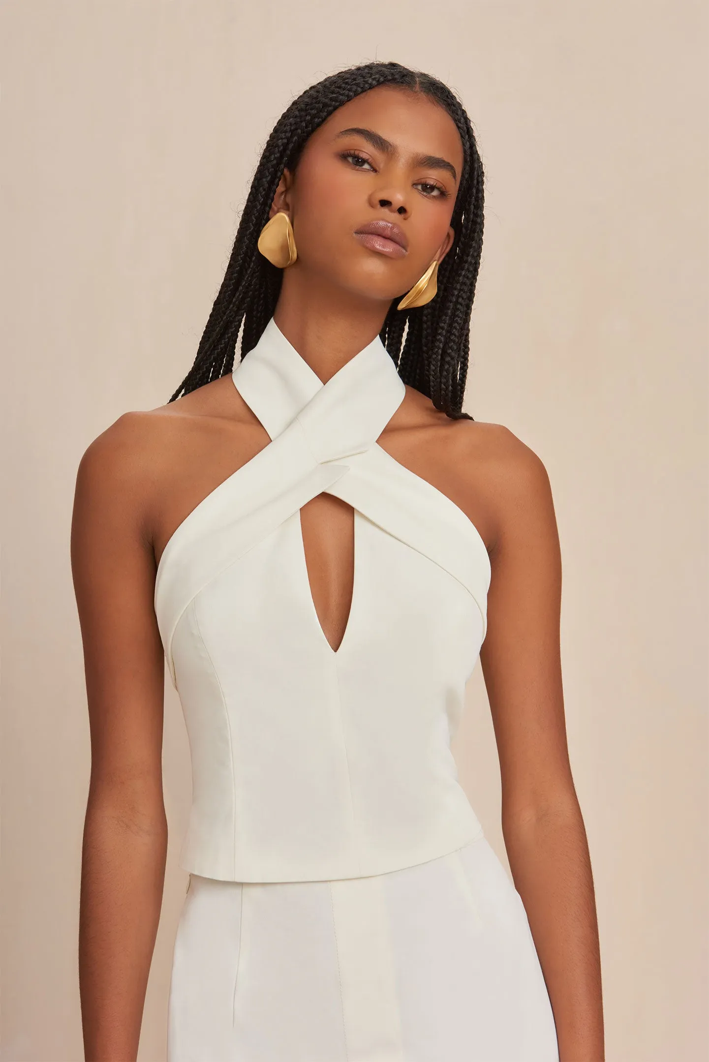 DANIL TOP - OFF WHITE sold by Cult Gaia product image thumbnail 3