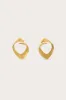 LOLA EARRING - SHINY BRASS sold by Cult Gaia