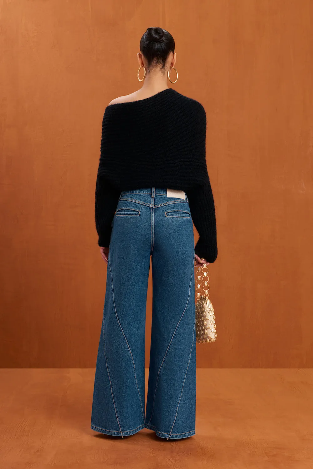 LEA SWEATER - BLACK sold by cult gaia product image thumbnail 5