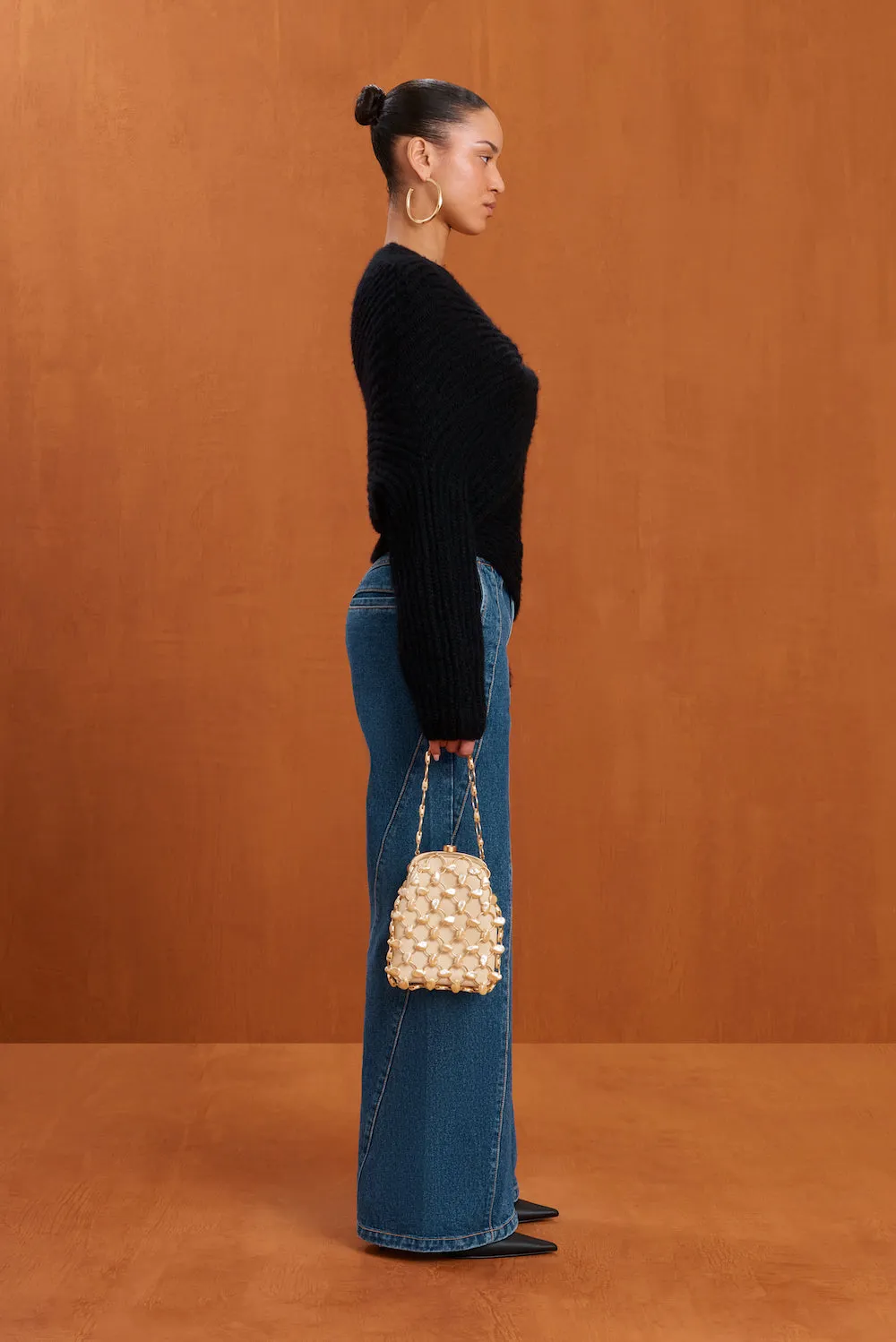 LEA SWEATER - BLACK sold by cult gaia product image thumbnail 3