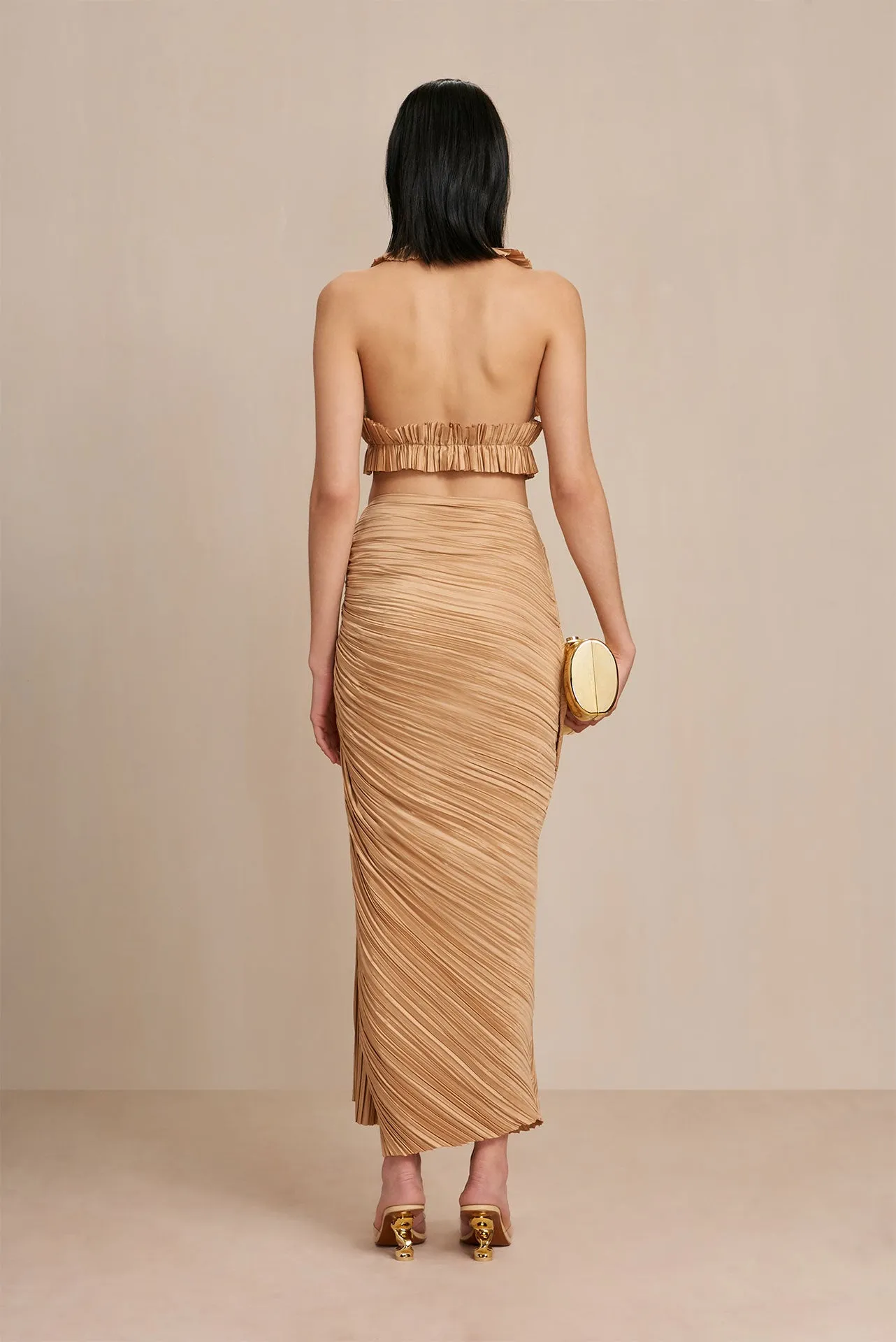 ADILIA TOP - LIGHT CAMEL sold by Cult Gaia product image thumbnail 4