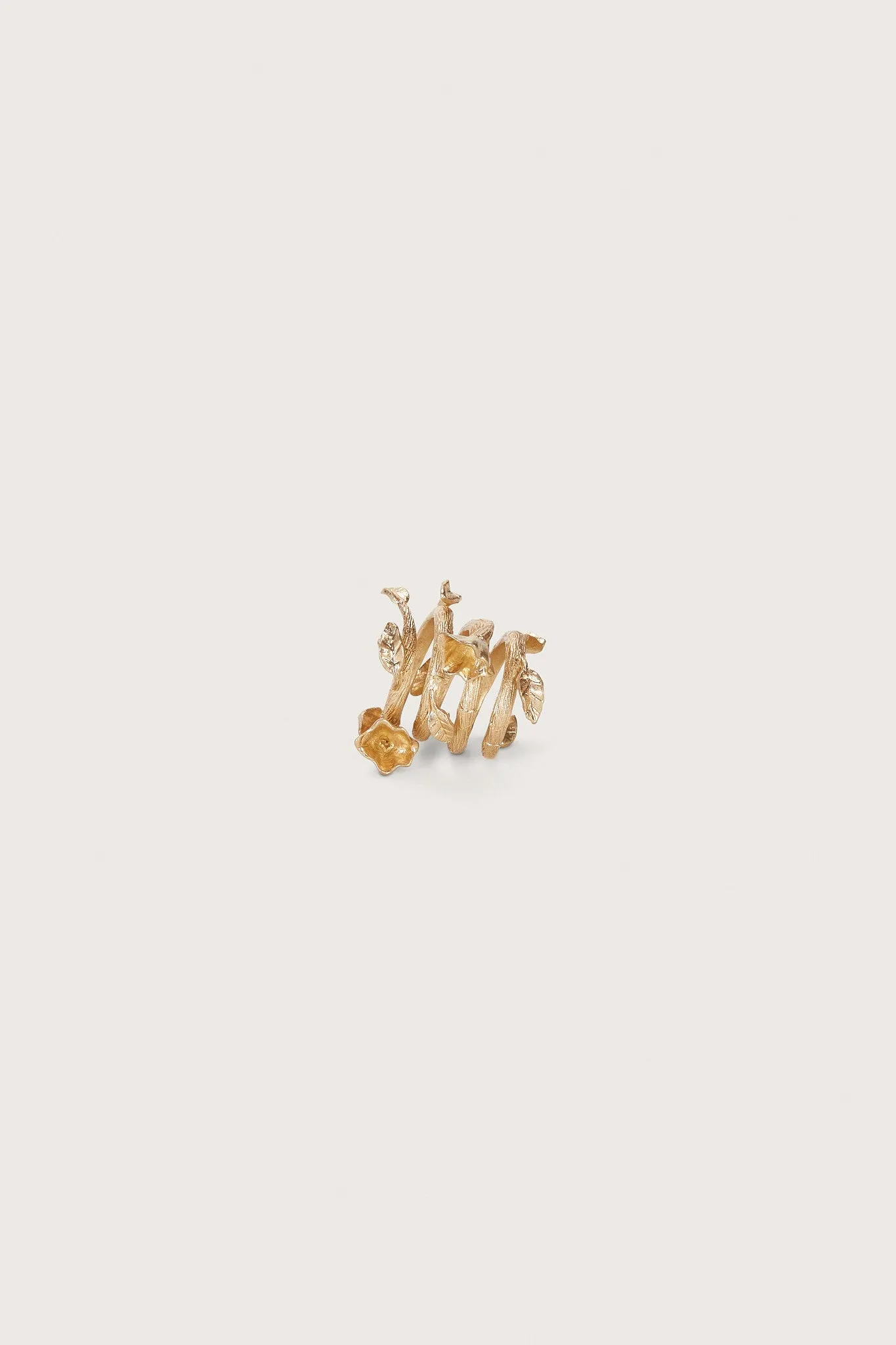 FANA RING - BRUSHED BRASS sold by cult gaia
