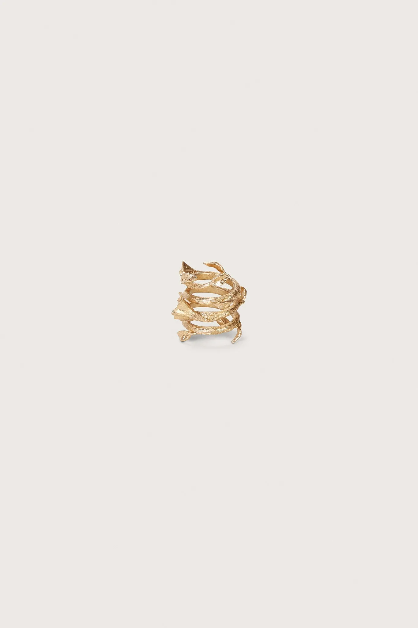 FANA RING - BRUSHED BRASS sold by cult gaia product image thumbnail 2