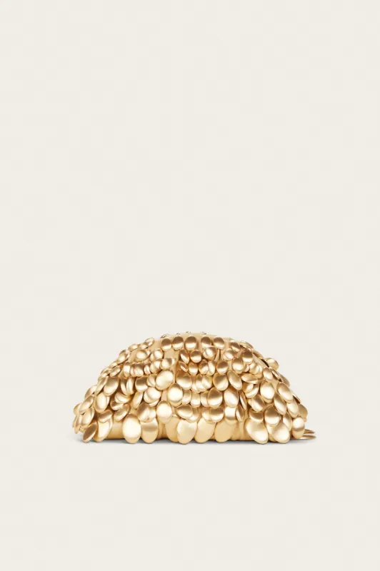 JAALA MINI CLUTCH - BRUSHED BRASS sold by cult gaia