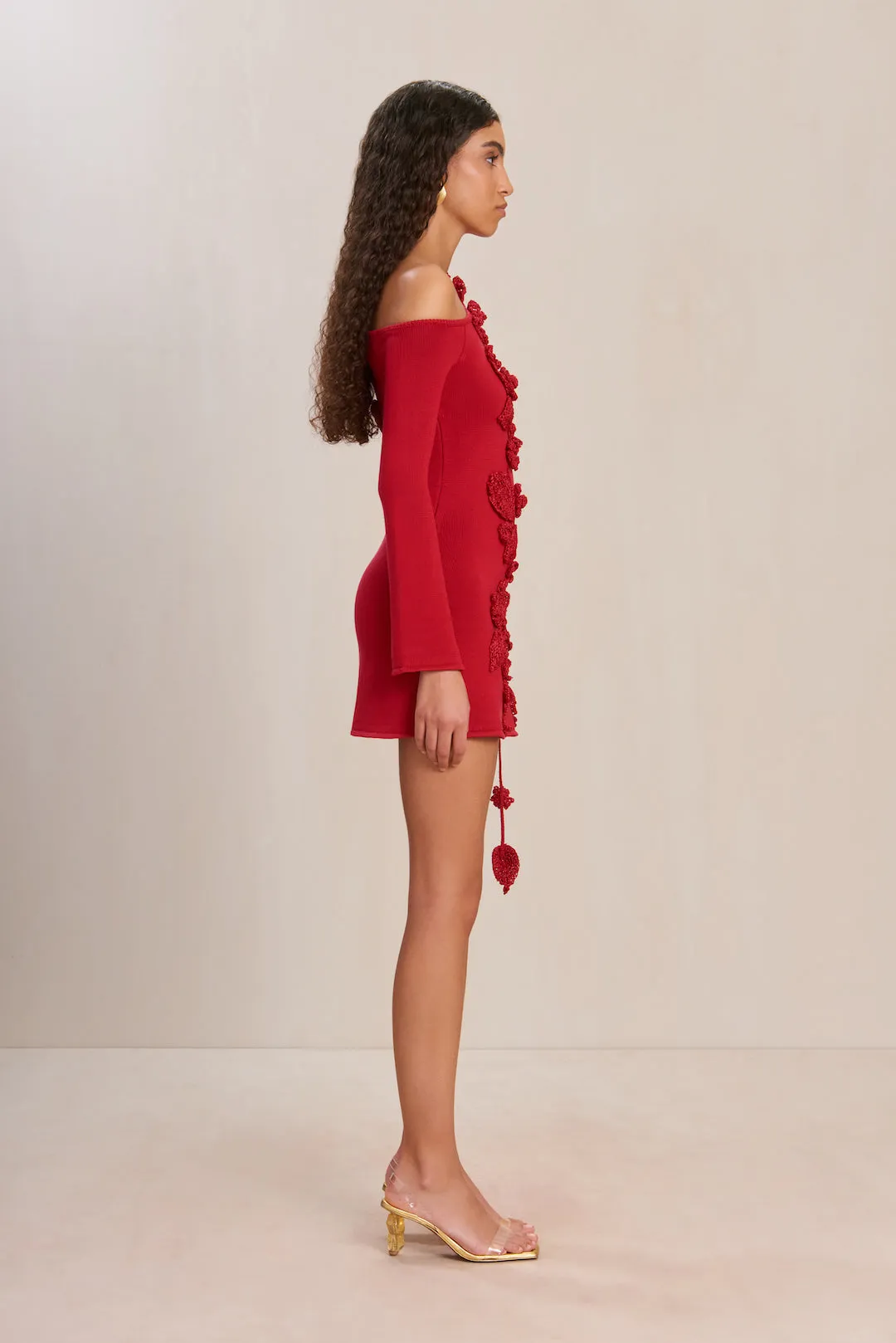 KAELA KNIT DRESS - MERLOT sold by Cult Gaia product image thumbnail 5