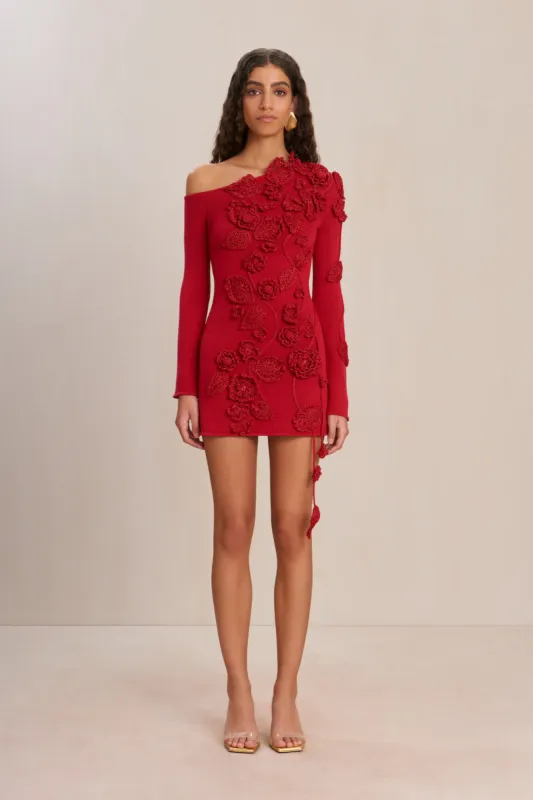KAELA KNIT DRESS - MERLOT sold by Cult Gaia