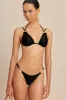 GOLDA BIKINI TOP - BLACK sold by cult gaia