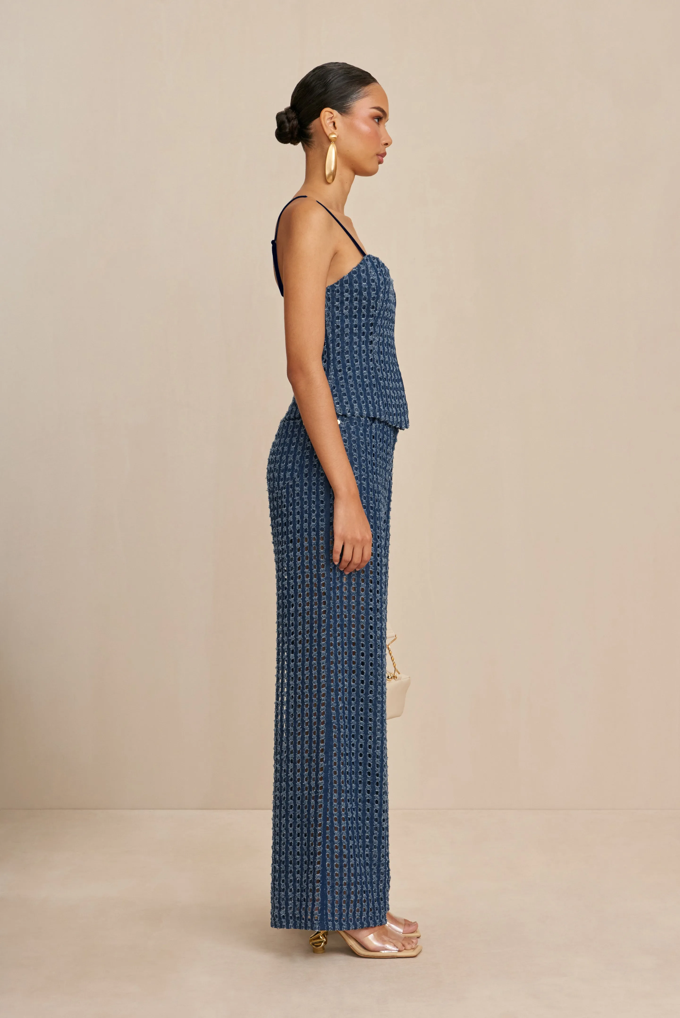 AURELIA TOP - INDIGO WASH sold by cult gaia product image thumbnail 3