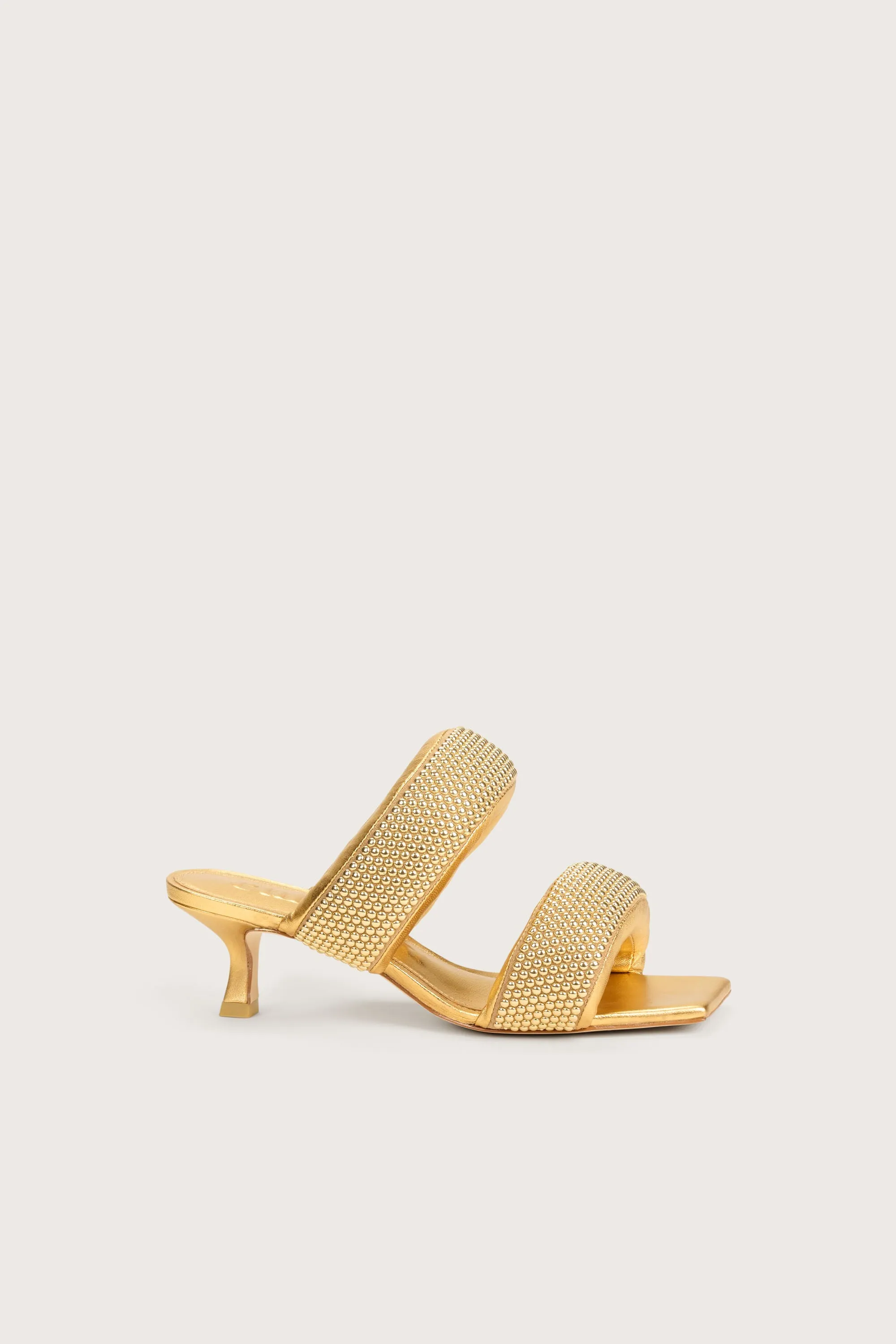 RUE SANDAL - SHINY BRASS sold by cult gaia