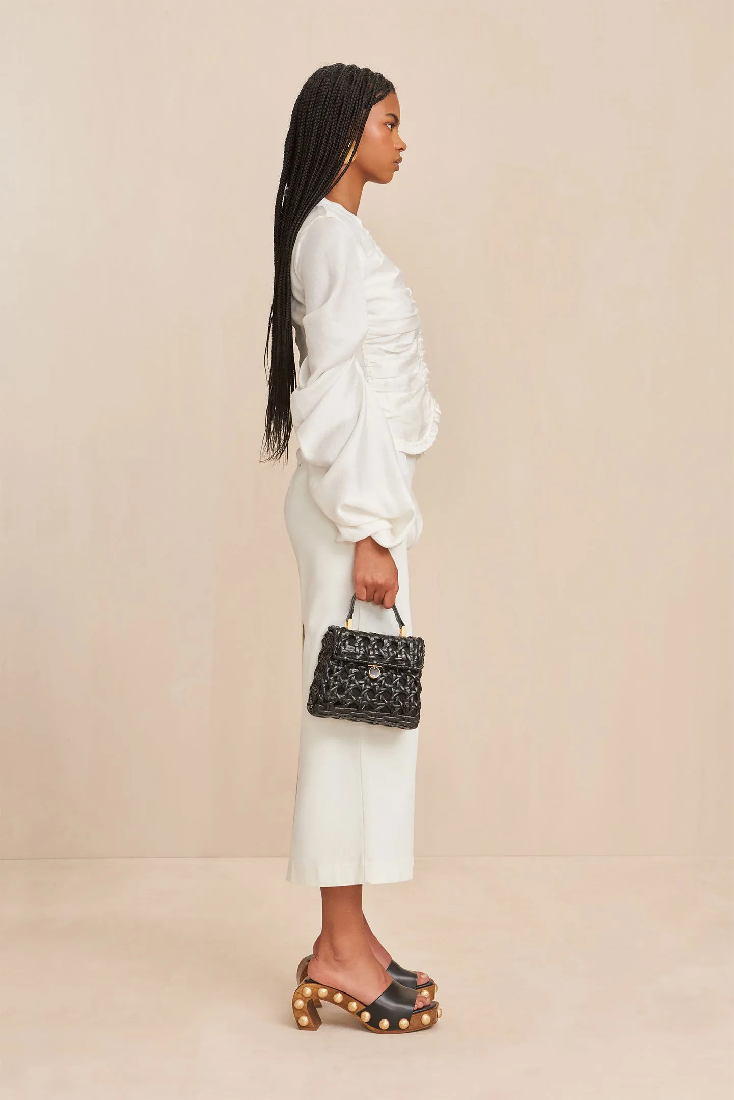 ADRINA TOP - OFF WHITE sold by Cult Gaia product image thumbnail 3