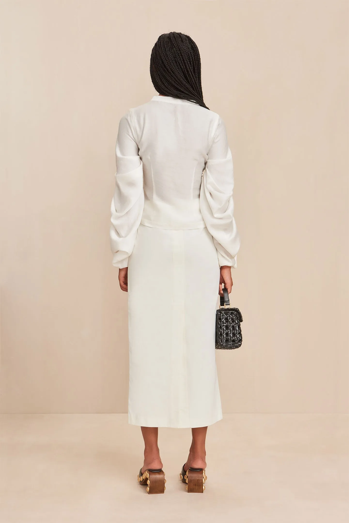 ADRINA TOP - OFF WHITE sold by Cult Gaia product image thumbnail 4