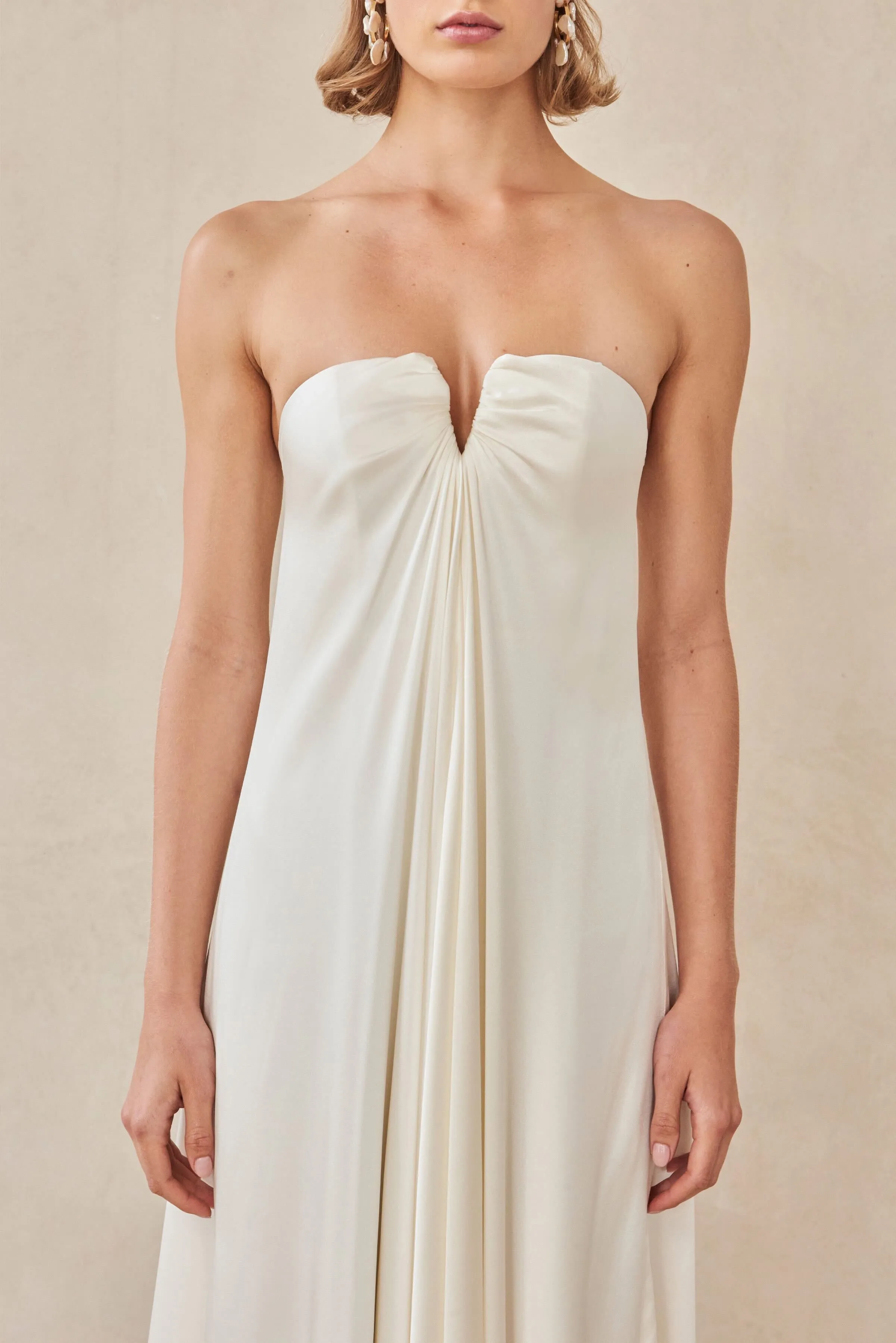 JANELLE GOWN - OFF WHITE sold by cult gaia product image thumbnail 3