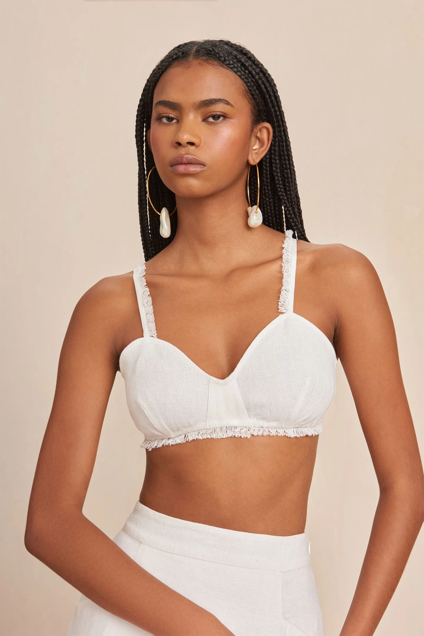 EZA TOP - OFF WHITE sold by Cult Gaia product image thumbnail 4