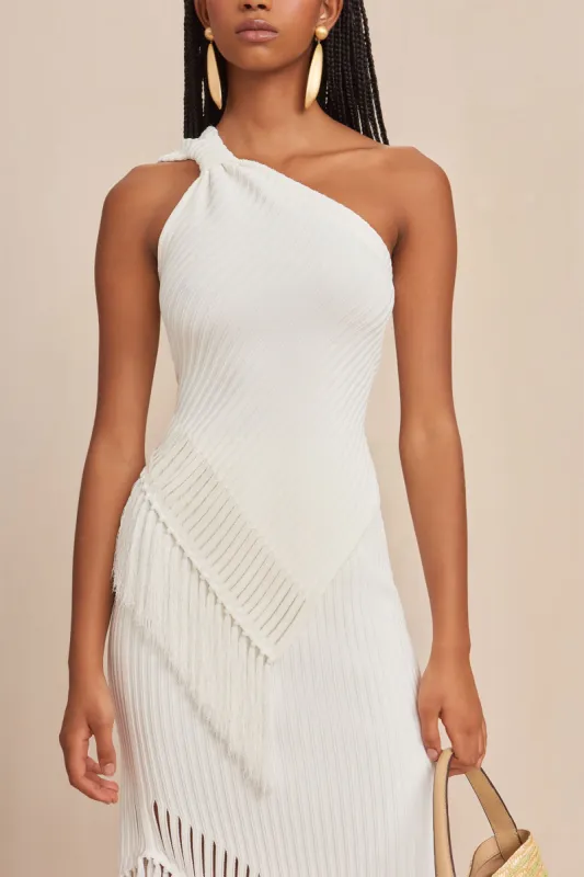 TRISTA KNIT TOP - OFF WHITE sold by Cult Gaia