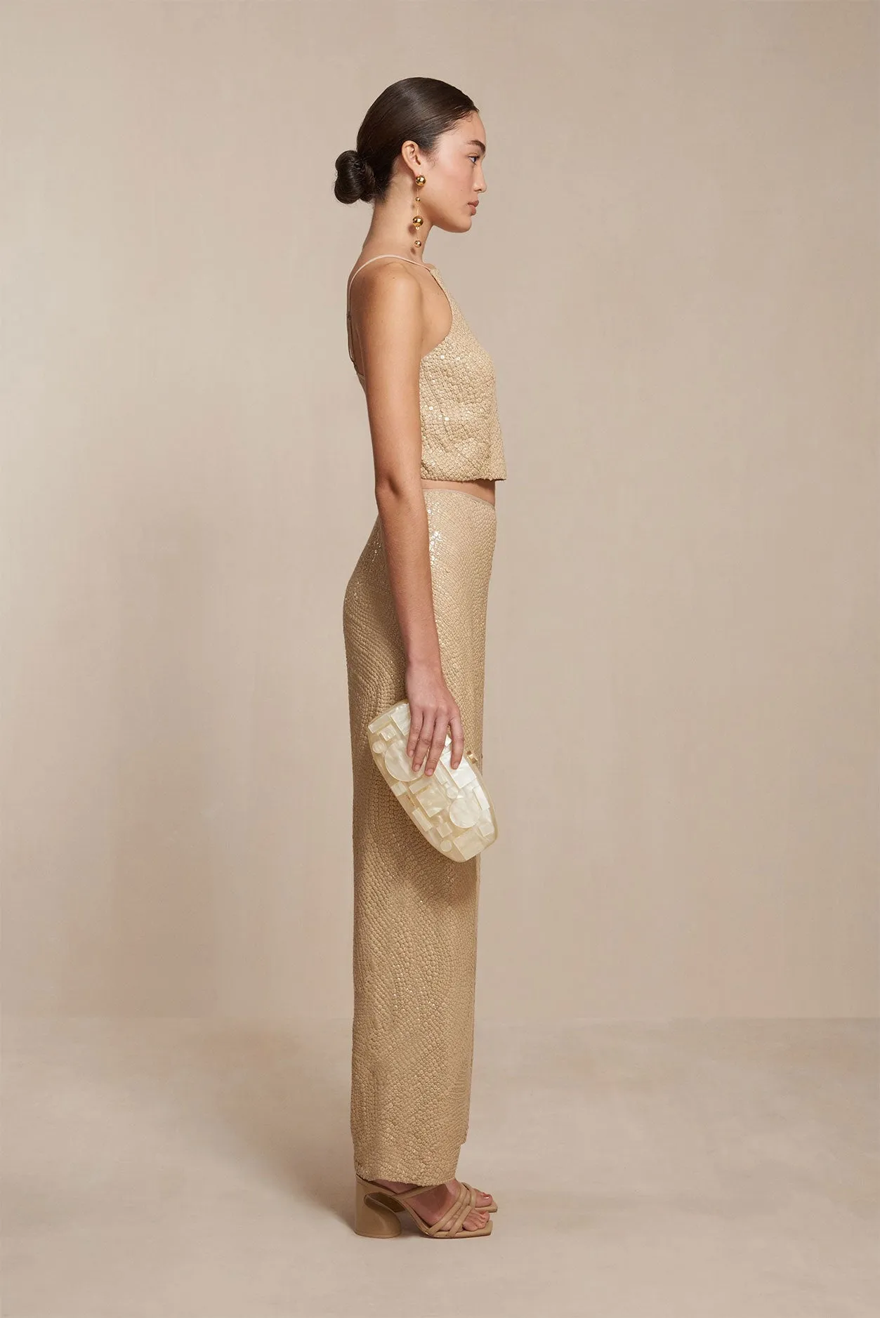 POLI TOP - CHAMPAGNE sold by cult gaia product image thumbnail 4