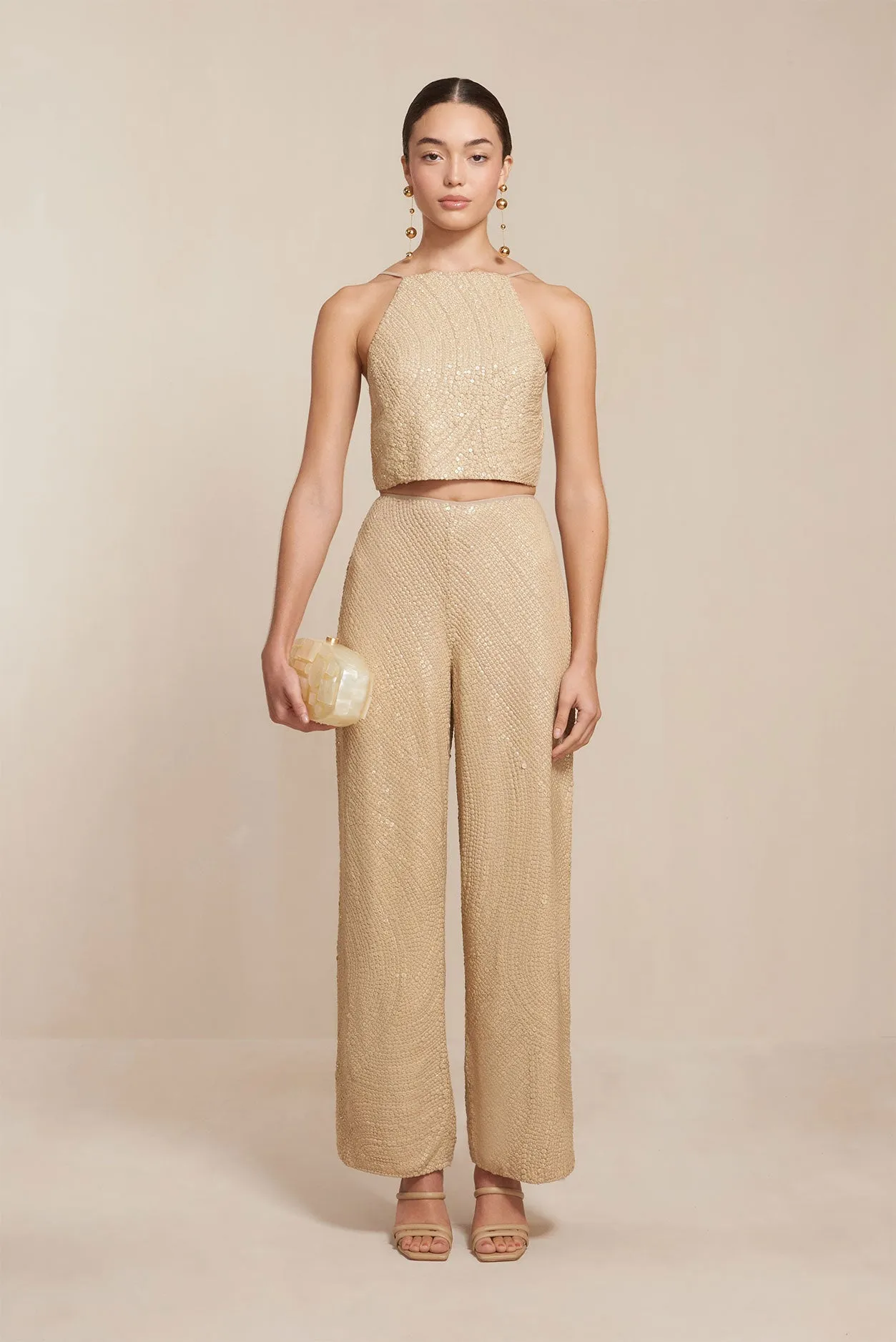 POLI TOP - CHAMPAGNE sold by cult gaia product image thumbnail 2