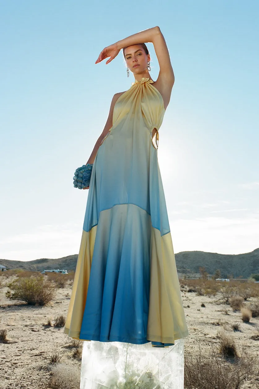 IRIS GOWN - PROSECCO OMBRE sold by cult gaia product image thumbnail 5