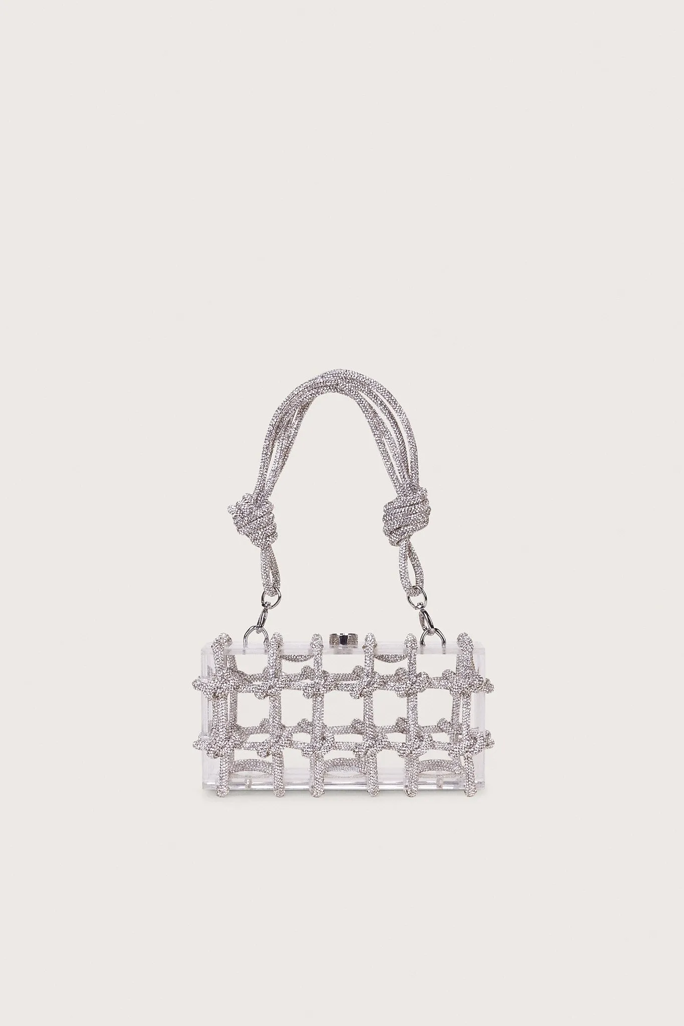 BESS RHINESTONE SHOULDER BAG - CLEAR sold by Cult Gaia