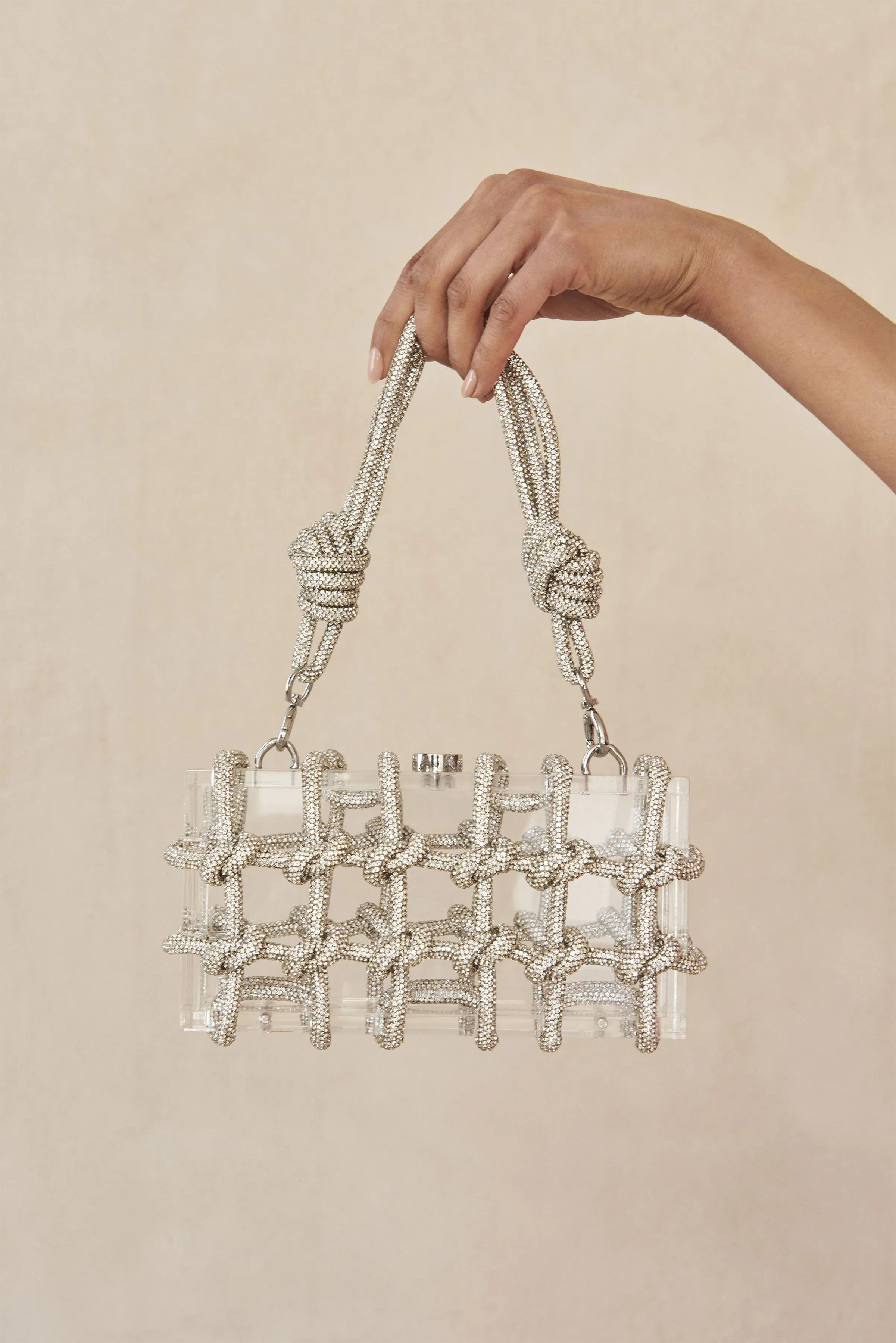 BESS RHINESTONE SHOULDER BAG - CLEAR sold by Cult Gaia product image thumbnail 4