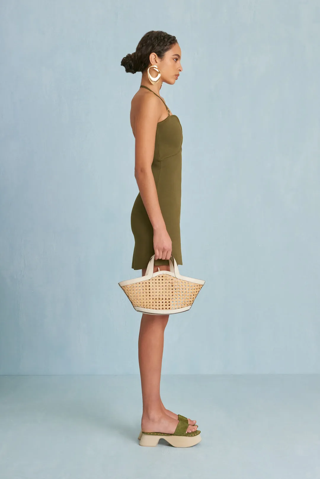 JENISE KNIT DRESS - SERPENT sold by cult gaia product image thumbnail 3