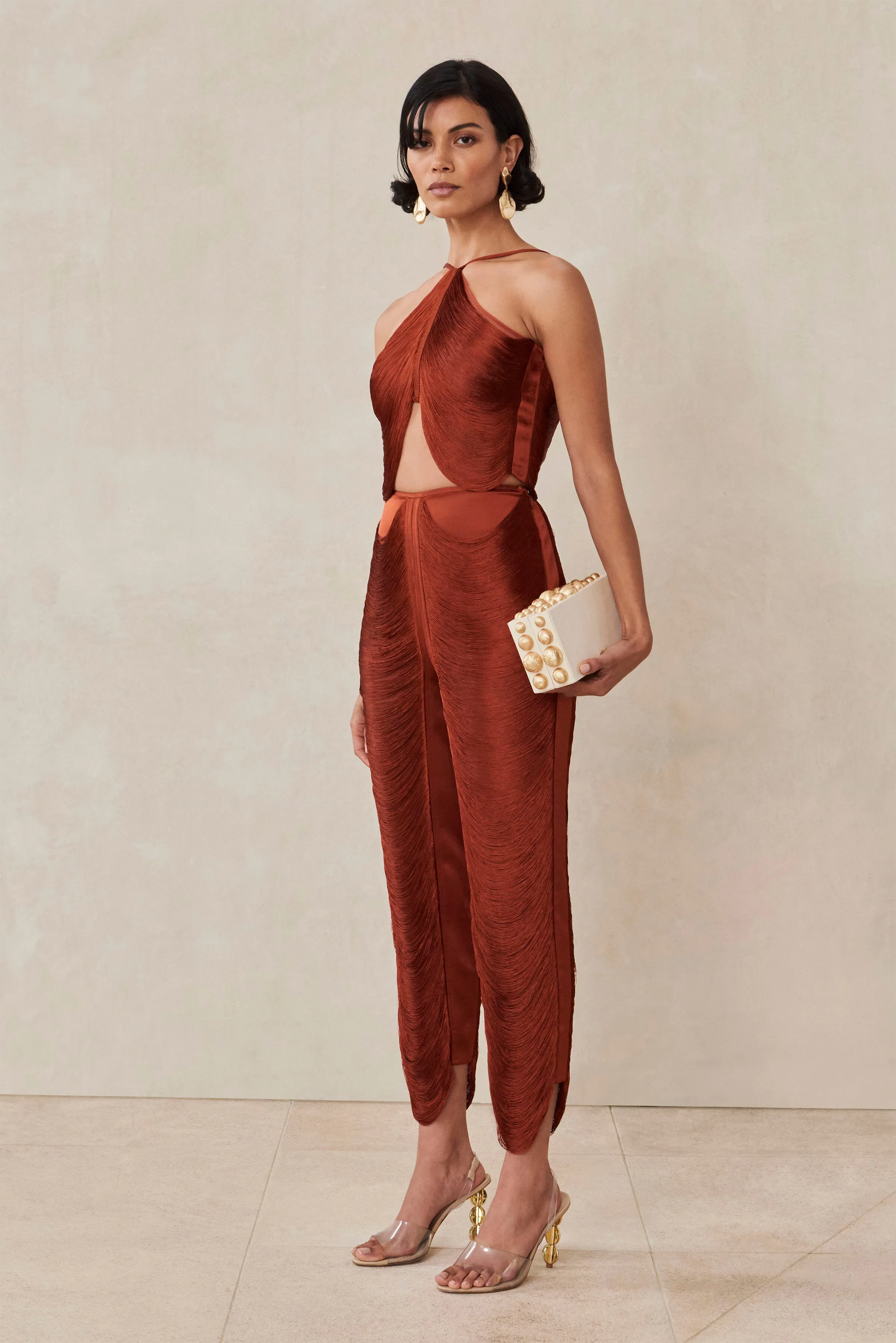 QUELLA TOP - BRONZE sold by Cult Gaia product image thumbnail 3