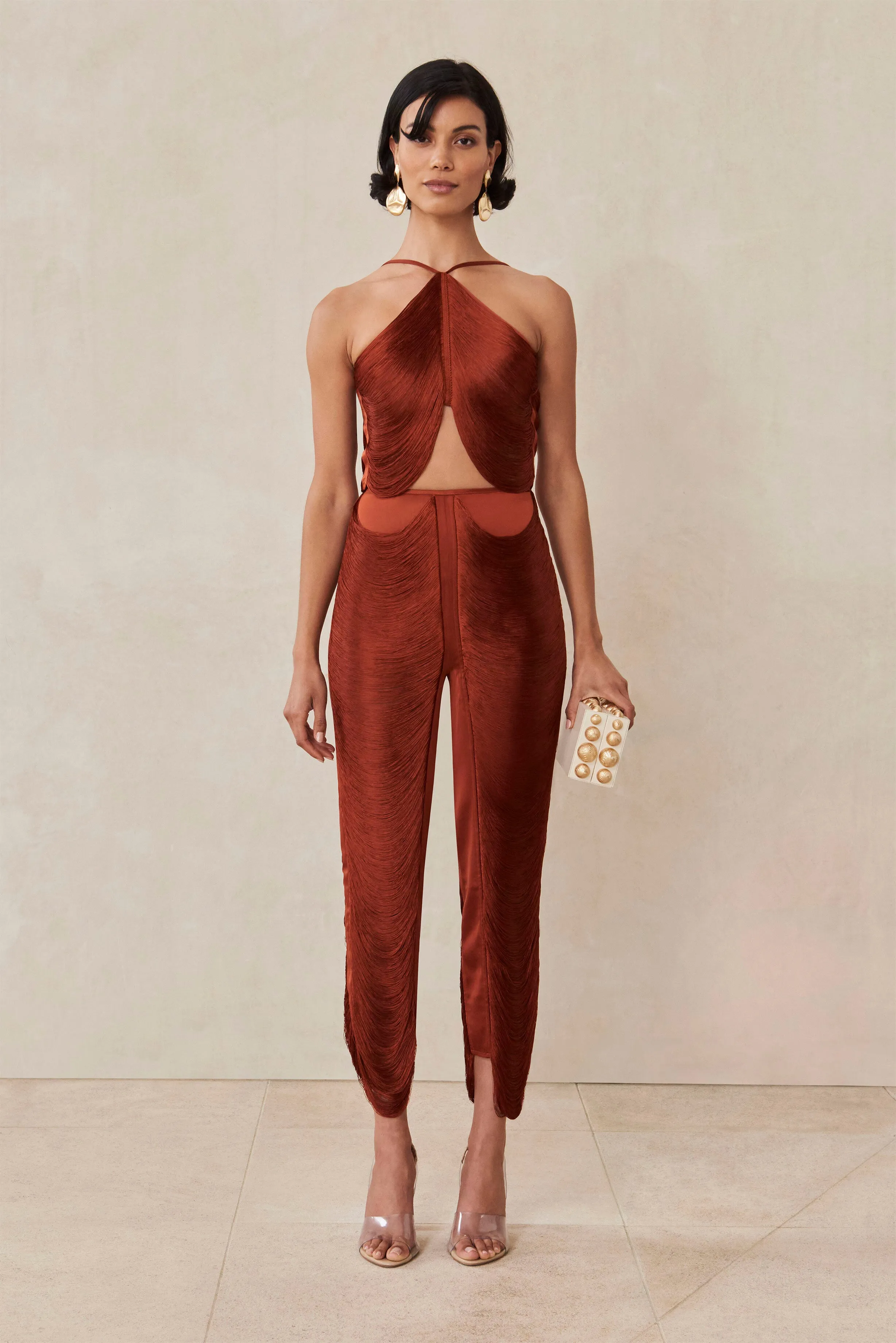 QUELLA TOP - BRONZE sold by Cult Gaia product image thumbnail 2