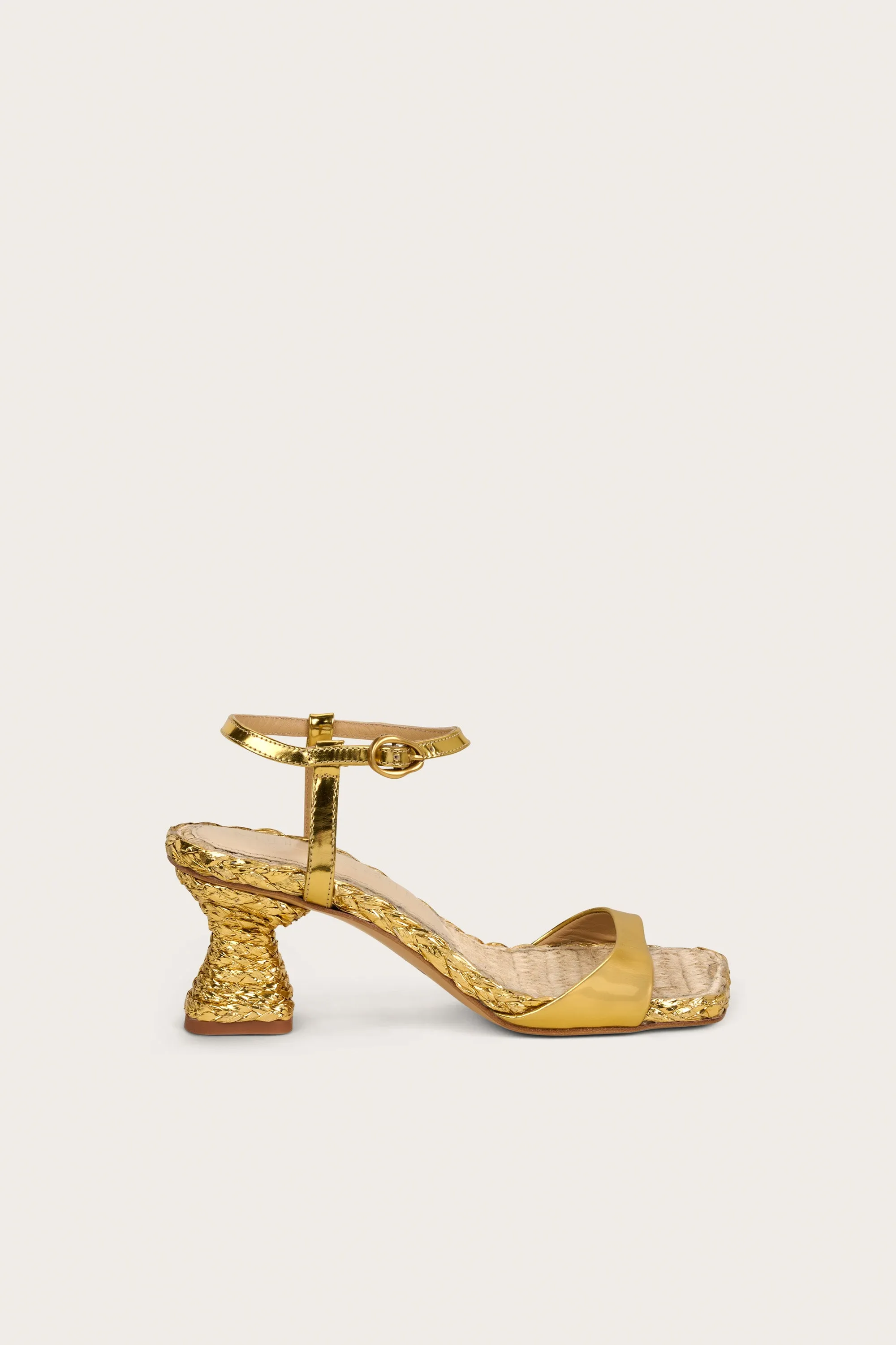 JAVIERA SANDAL - GOLD sold by Cult Gaia
