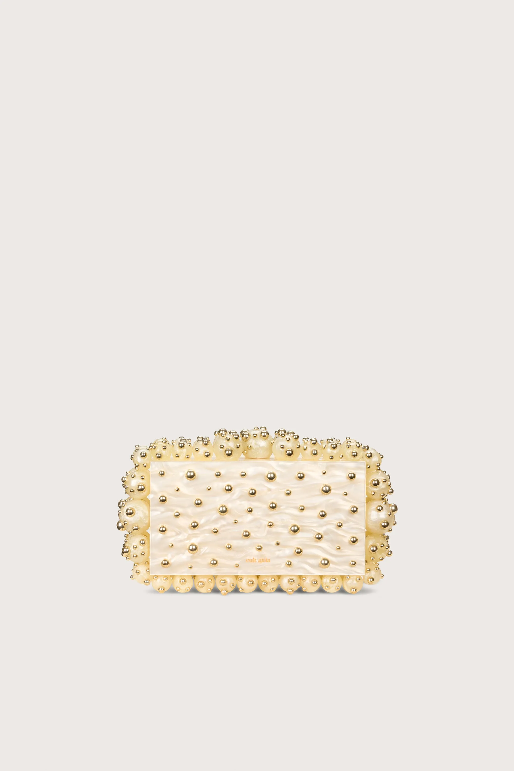 EOS CLUTCH - STUDDED IVORY sold by cult gaia