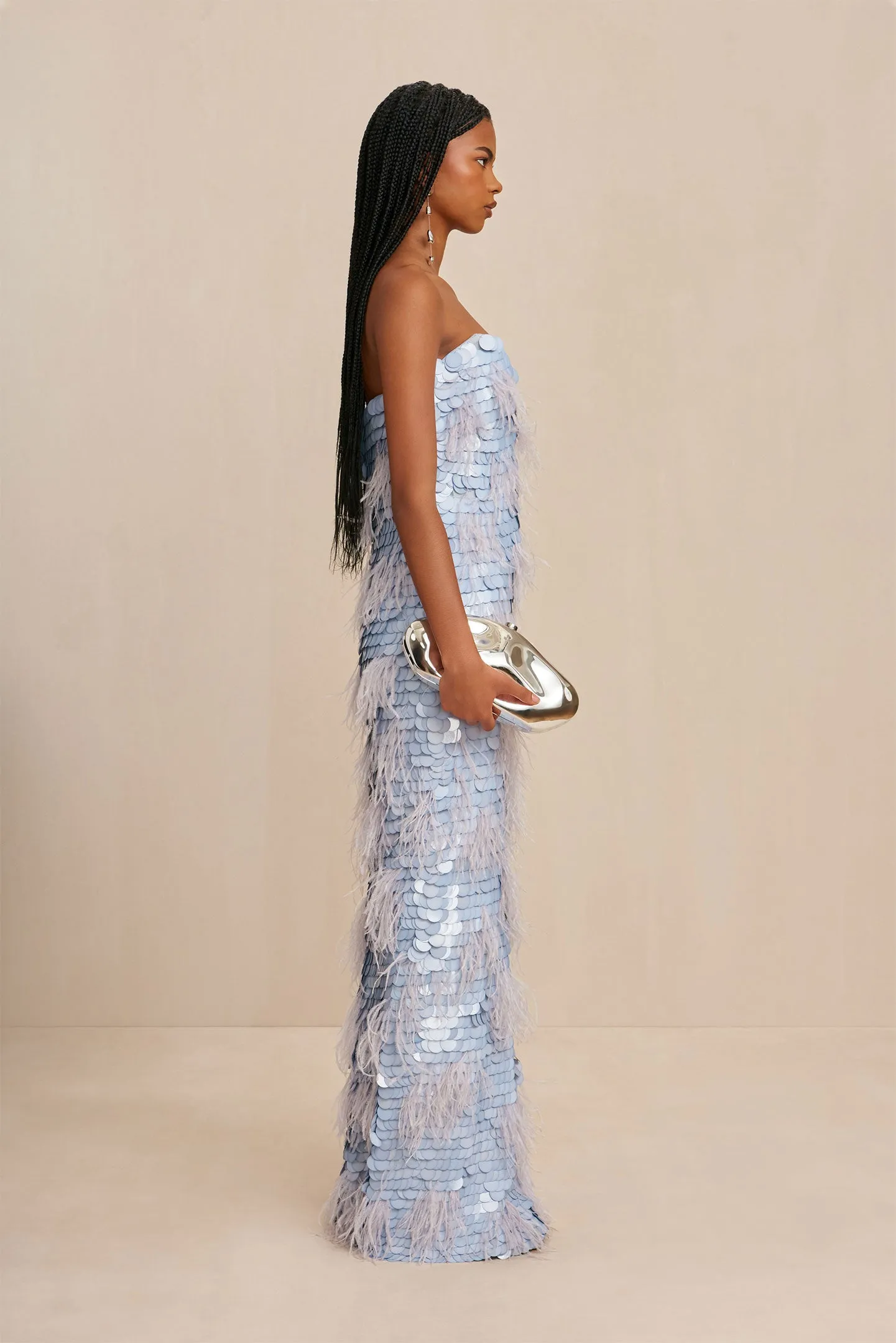 NIRA GOWN - MARINE sold by cult gaia product image thumbnail 3