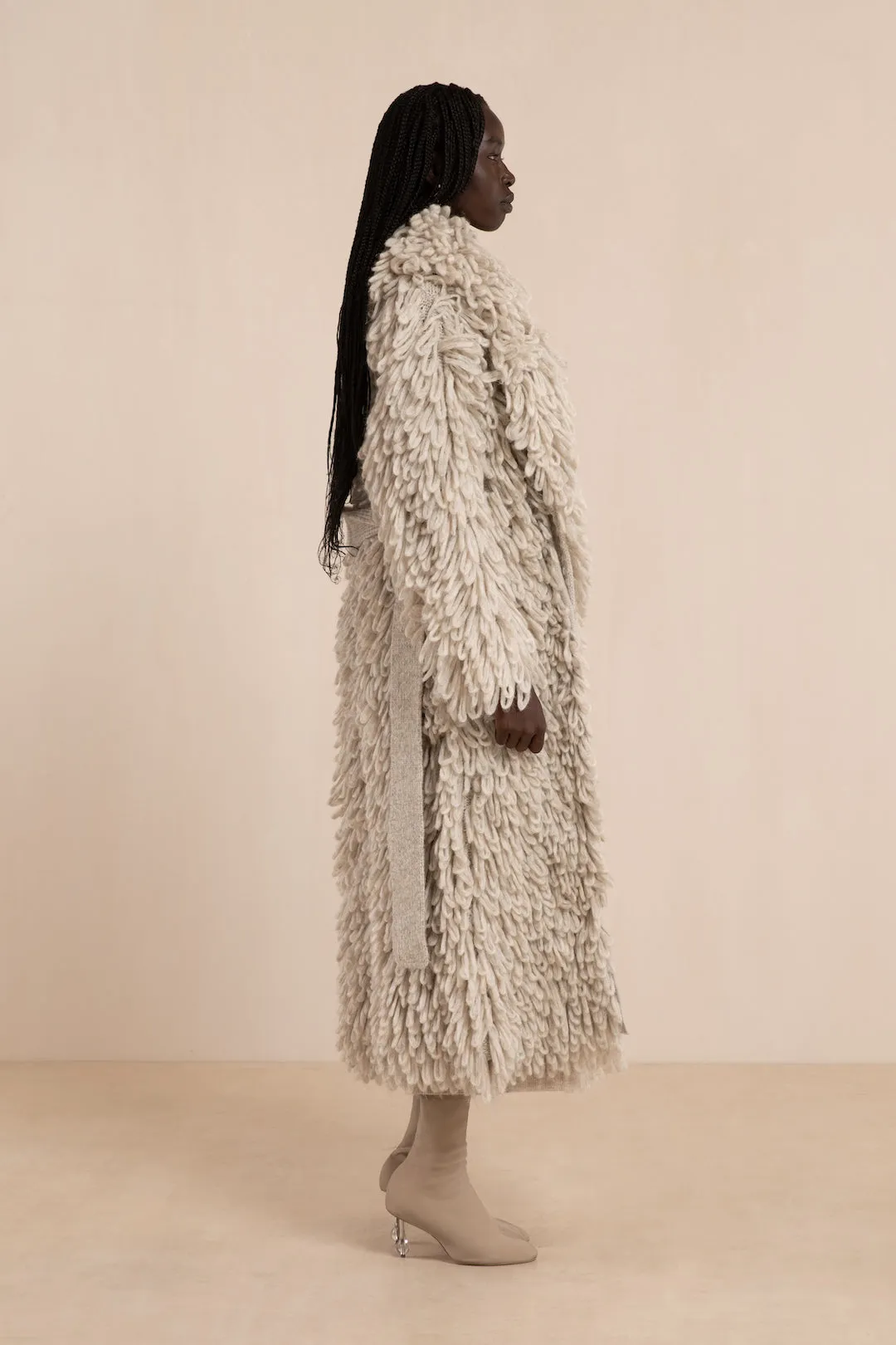 ZENDAYA KNIT CARDIGAN - FOG sold by Cult Gaia product image thumbnail 4