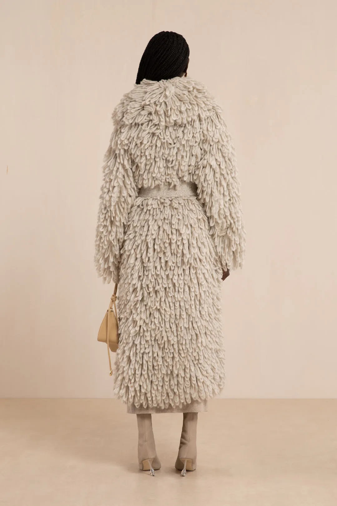 ZENDAYA KNIT CARDIGAN - FOG sold by Cult Gaia product image thumbnail 5