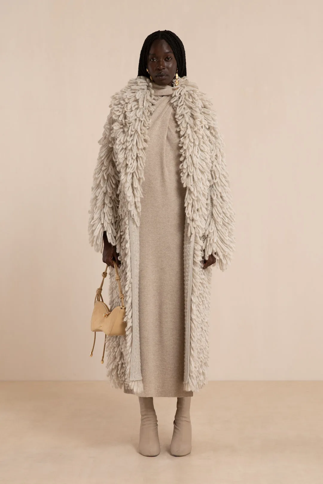 ZENDAYA KNIT CARDIGAN - FOG sold by Cult Gaia product image thumbnail 2