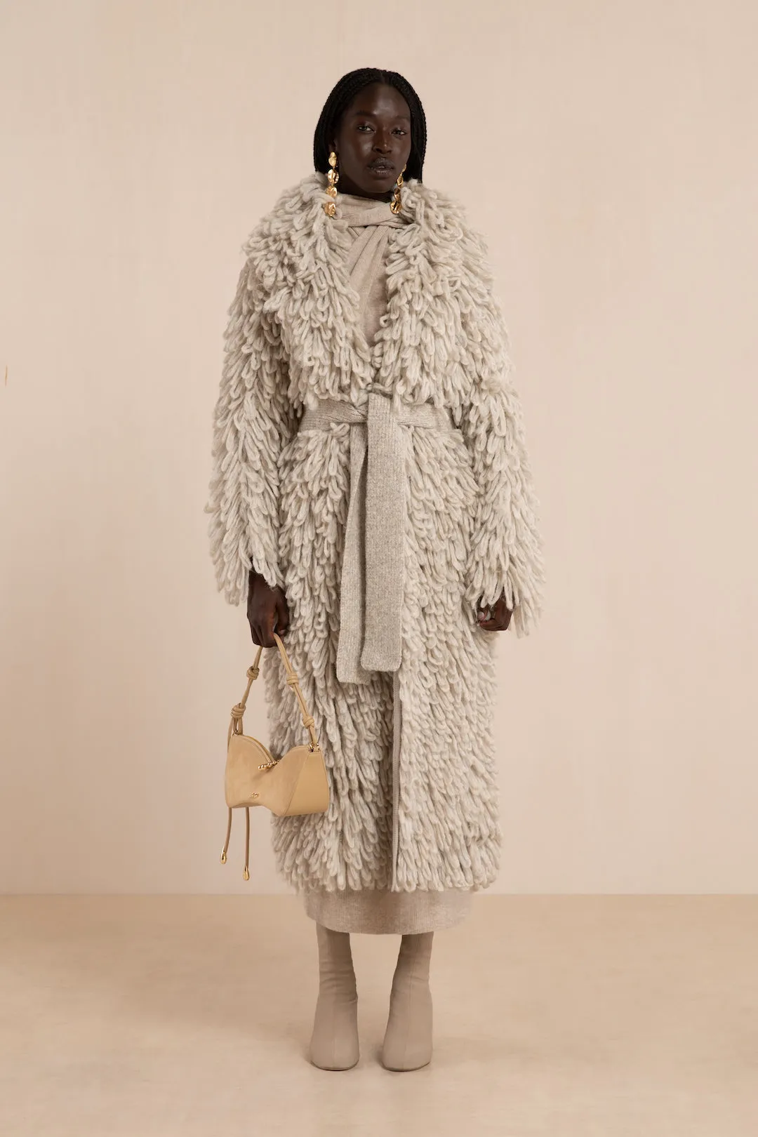 ZENDAYA KNIT CARDIGAN - FOG sold by Cult Gaia