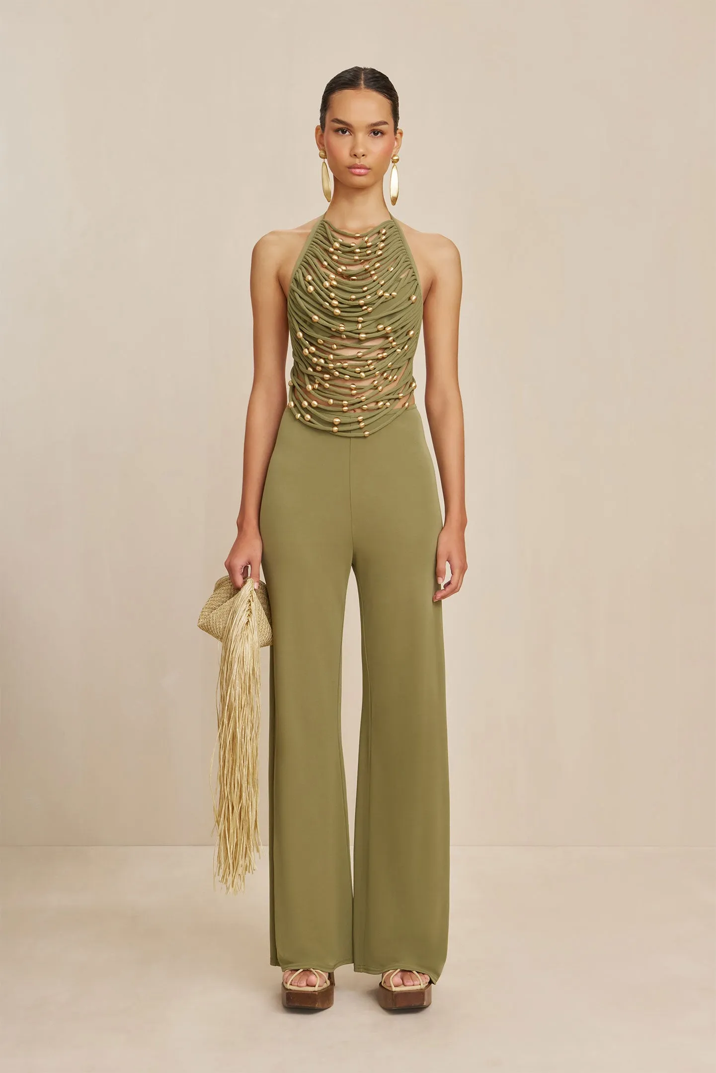 JONNA TOP - TEA sold by cult gaia product image thumbnail 2