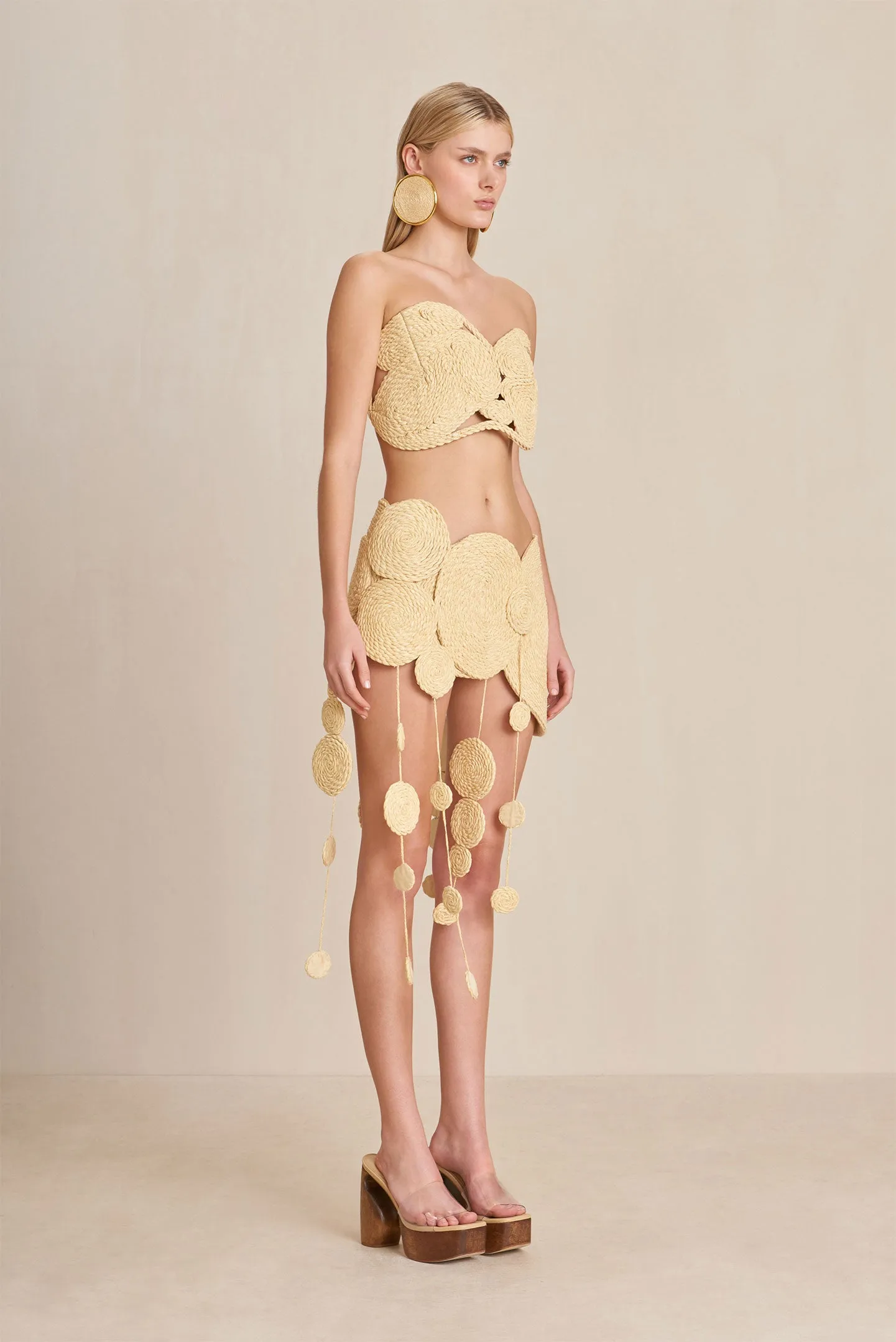 ANYA SKIRT - NATURAL sold by cult gaia product image thumbnail 3