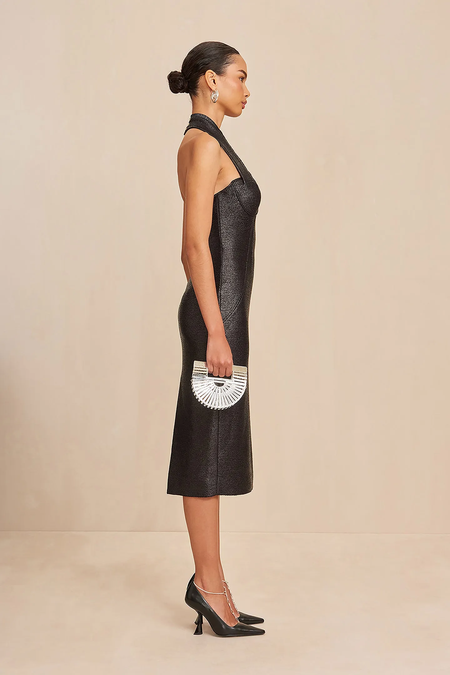 WINSLOW DRESS - BLACK sold by Cult Gaia product image thumbnail 3