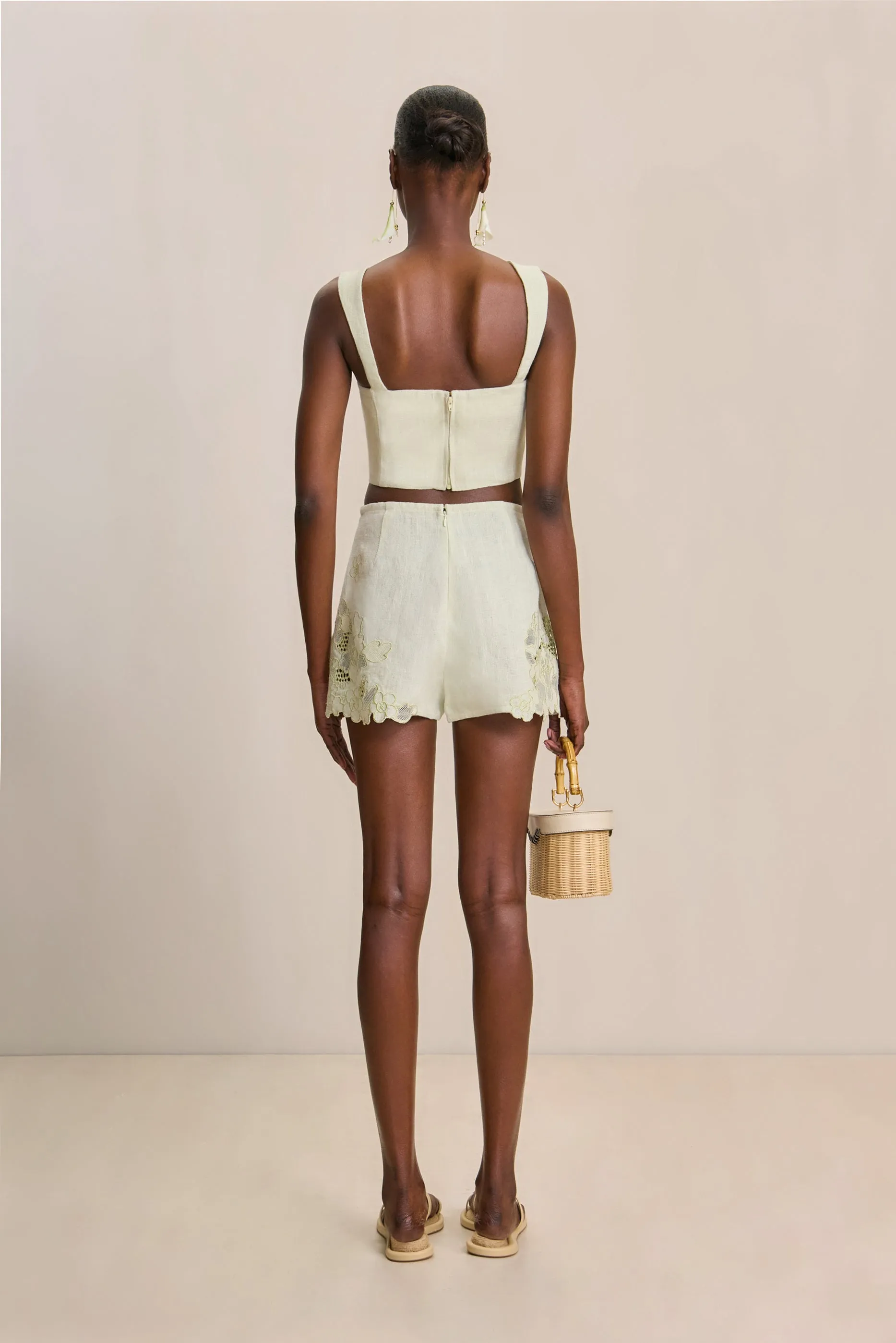 CAMILLA TOP - LIGHT HONEYDEW sold by Cult Gaia product image thumbnail 5