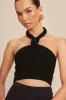 SORINE KNIT TOP - BLACK sold by Cult Gaia