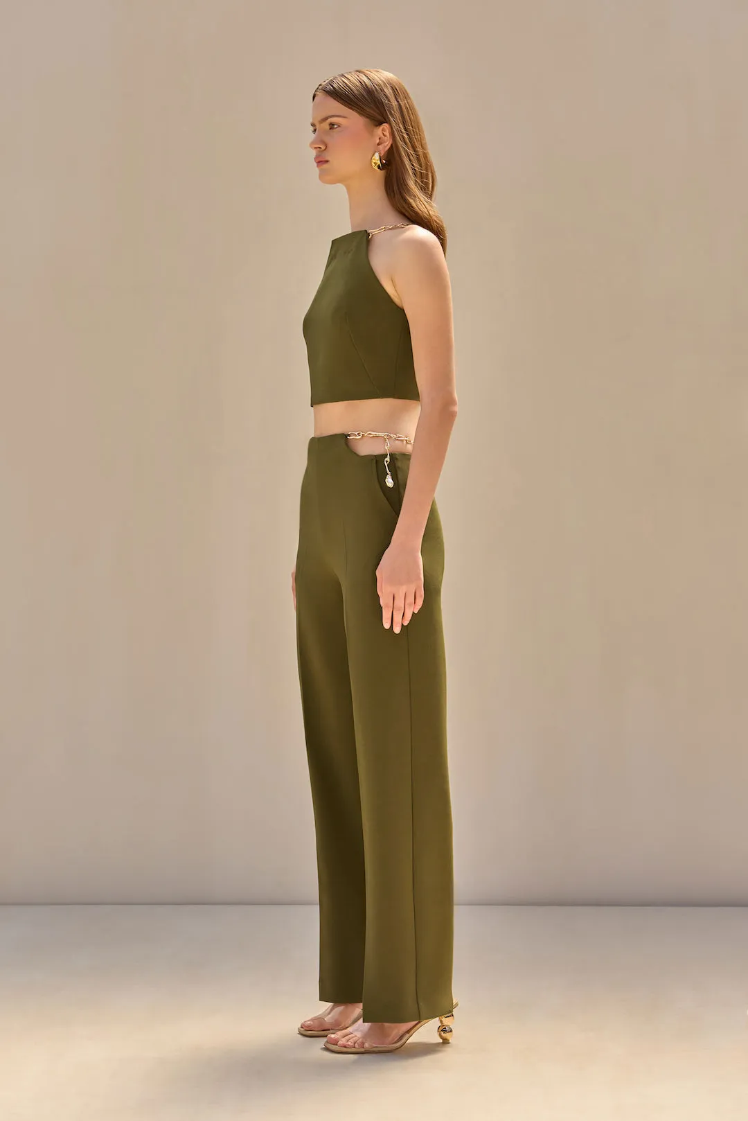 CLAIRE PANT - SERPENT sold by cult gaia product image thumbnail 3