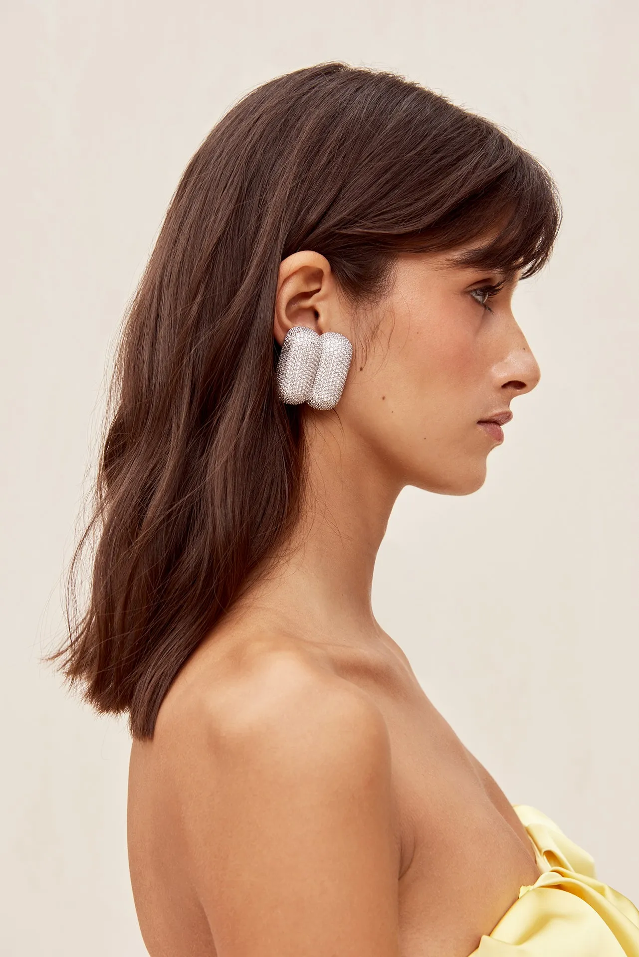 HELENE EARRING - CLEAR sold by Cult Gaia product image thumbnail 3