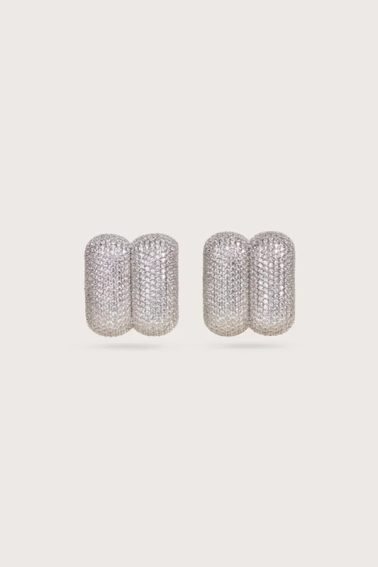 HELENE EARRING - CLEAR sold by cult gaia