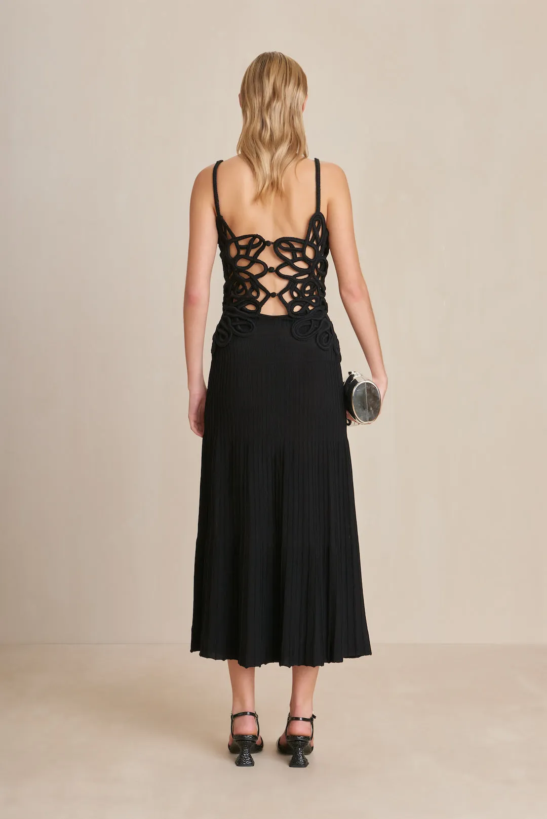 NALDA KNIT DRESS - BLACK sold by Cult Gaia product image thumbnail 5