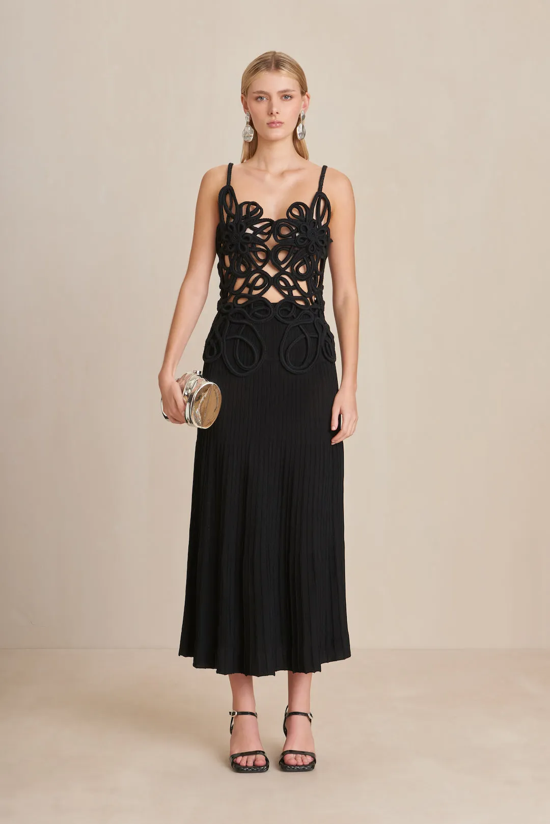 NALDA KNIT DRESS - BLACK sold by Cult Gaia product image thumbnail 2