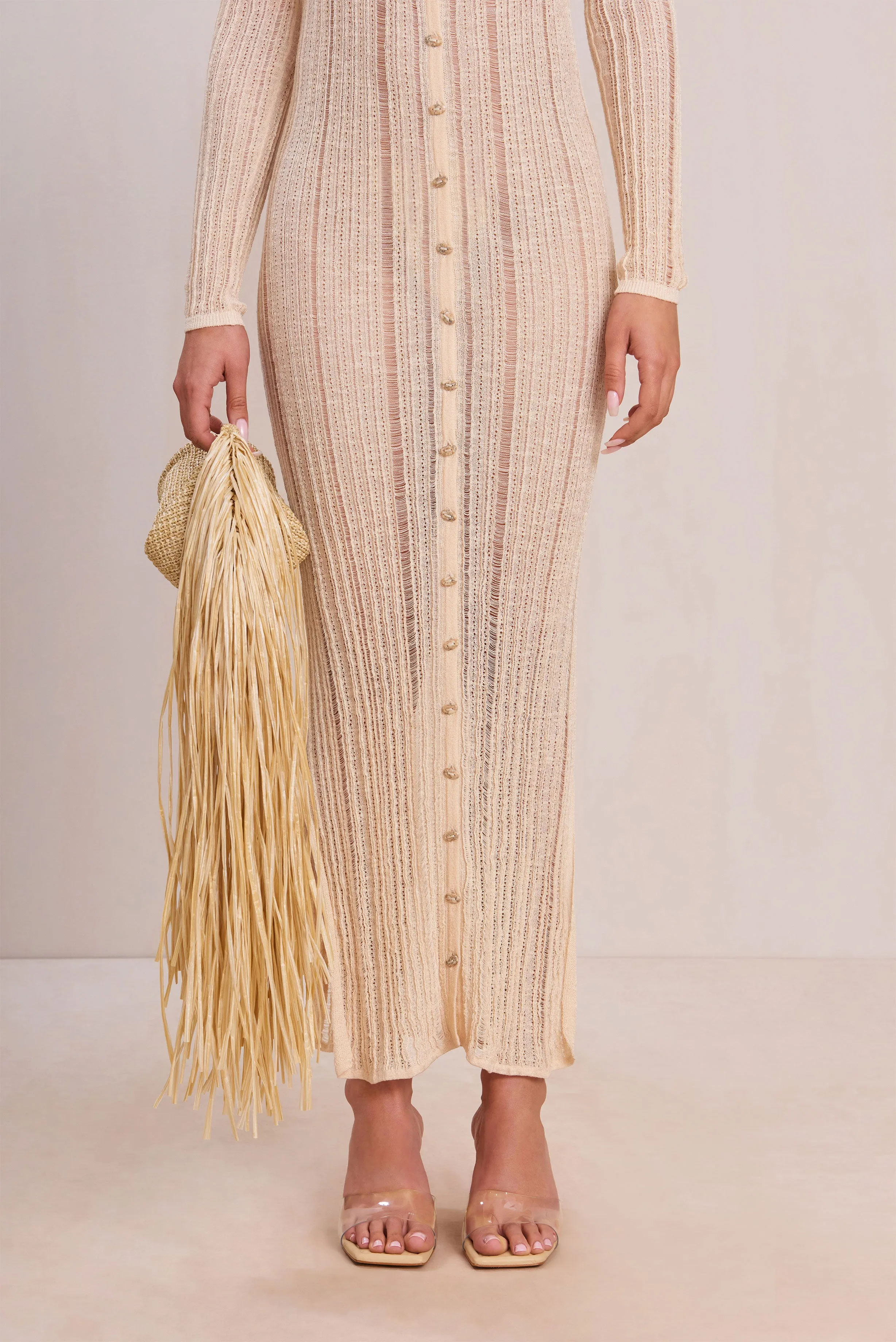 MARIELLA KNIT DRESS - BEACH sold by Cult Gaia product image thumbnail 3