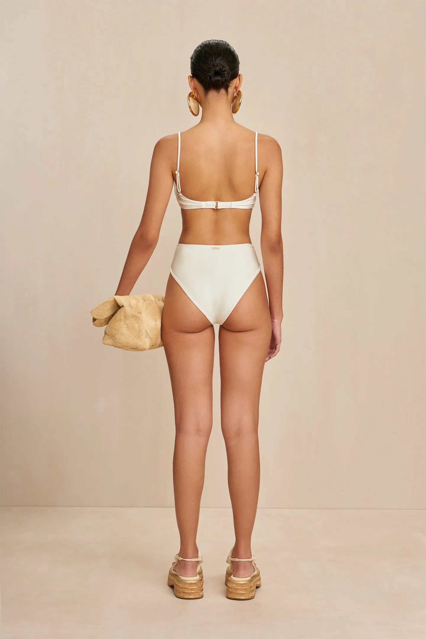 PISA BIKINI TOP - OFF WHITE sold by Cult Gaia product image thumbnail 4