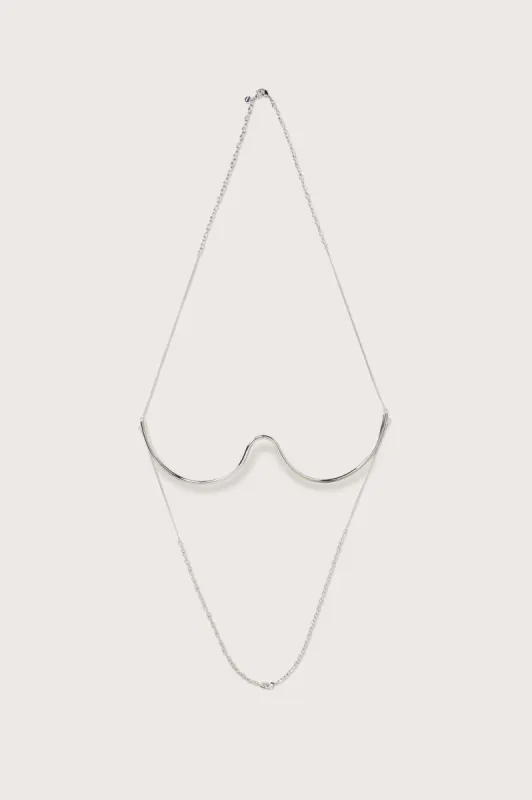 ASHA BRALETTE - SHINY SILVER made by Cult Gaia