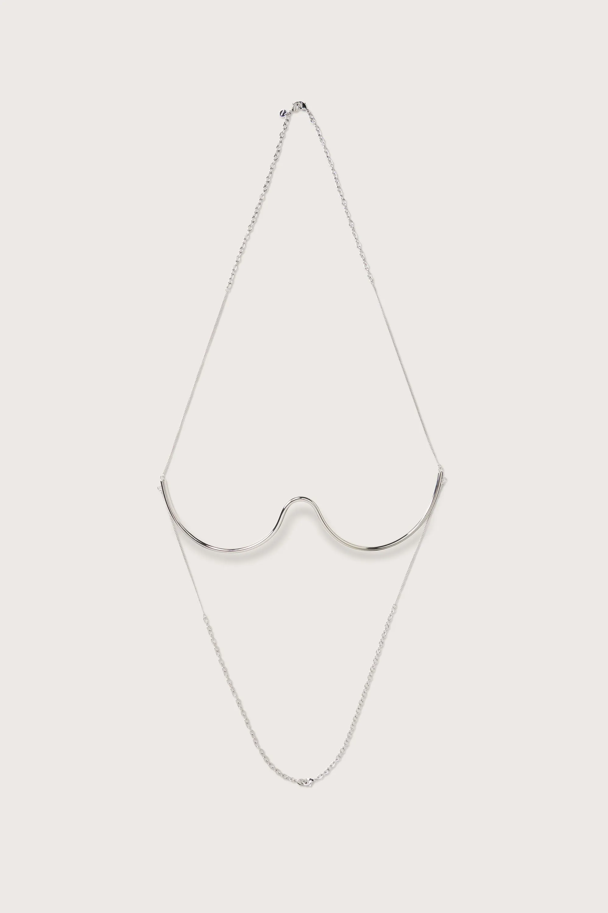 ASHA BRALETTE - SHINY SILVER sold by Cult Gaia