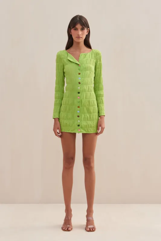 LAFINA DRESS - LIME sold by cult gaia