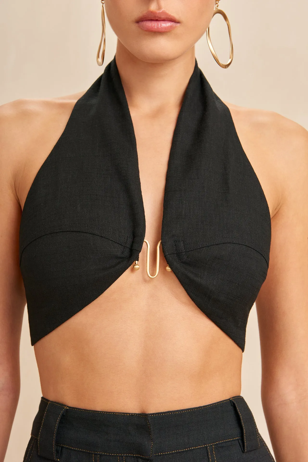 DIEM TOP - BLACK sold by Cult Gaia