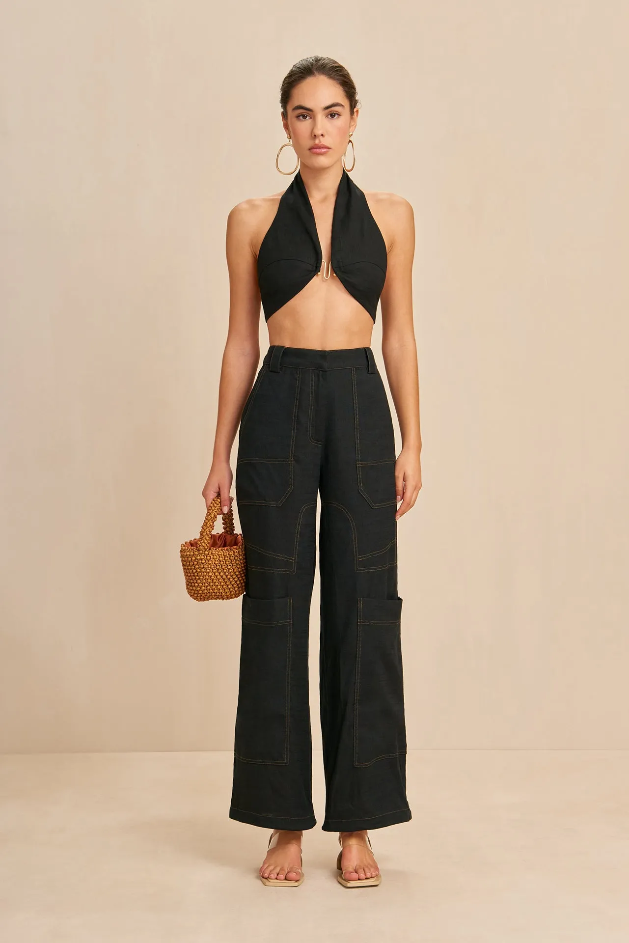 DIEM TOP - BLACK sold by Cult Gaia product image thumbnail 3